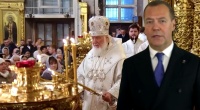 Patriarcha Cyryl odleciał. Miedwiediew znowu pogroził zagładą nuklearną